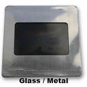 metal glass slides